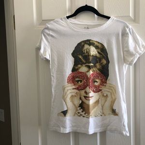 Audrey Hepburn Donut Shirt